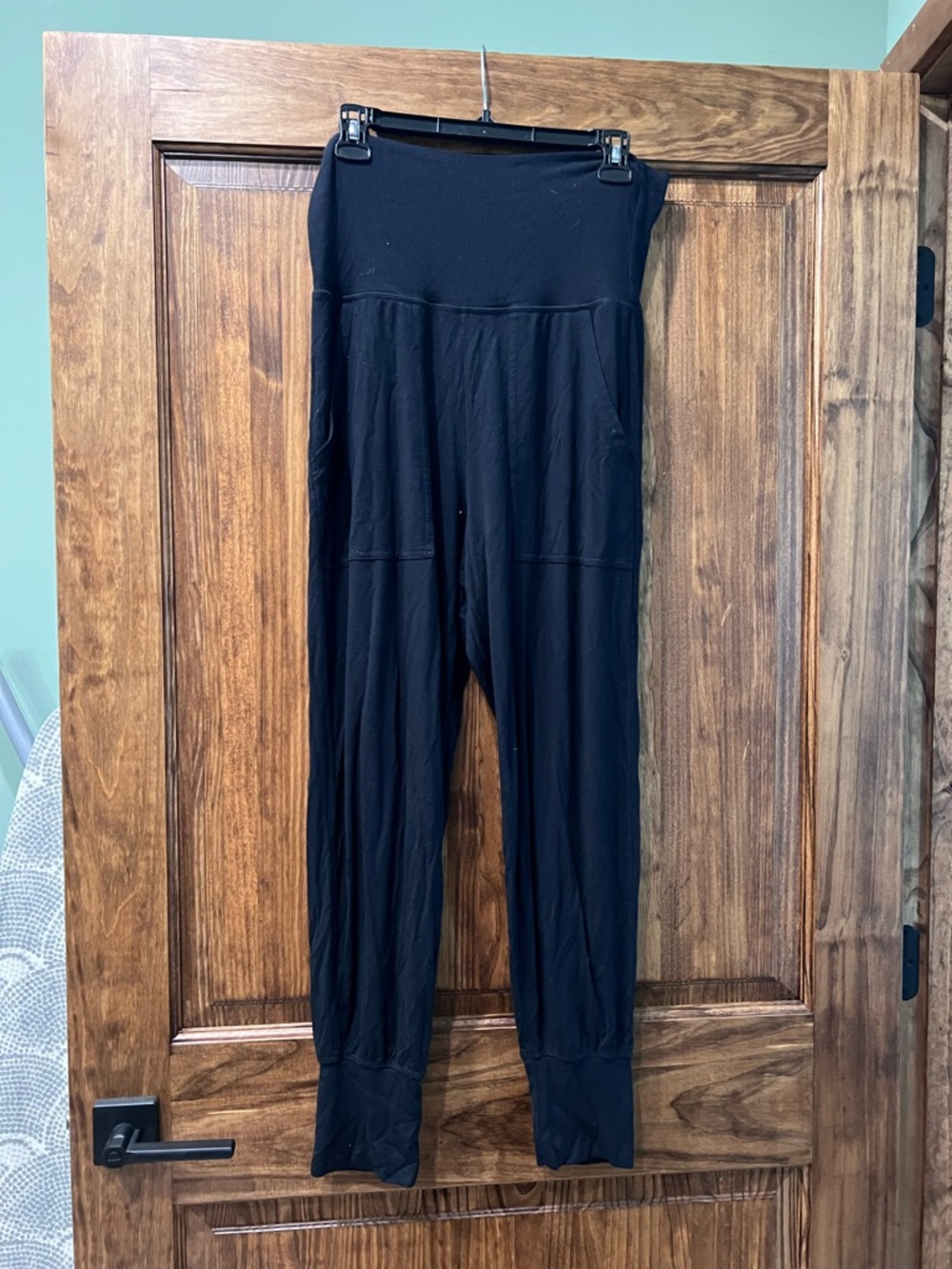 aerie Black Ribbed jogger pants